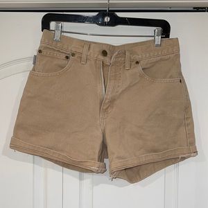 Carhartt khaki tan shirt shorts